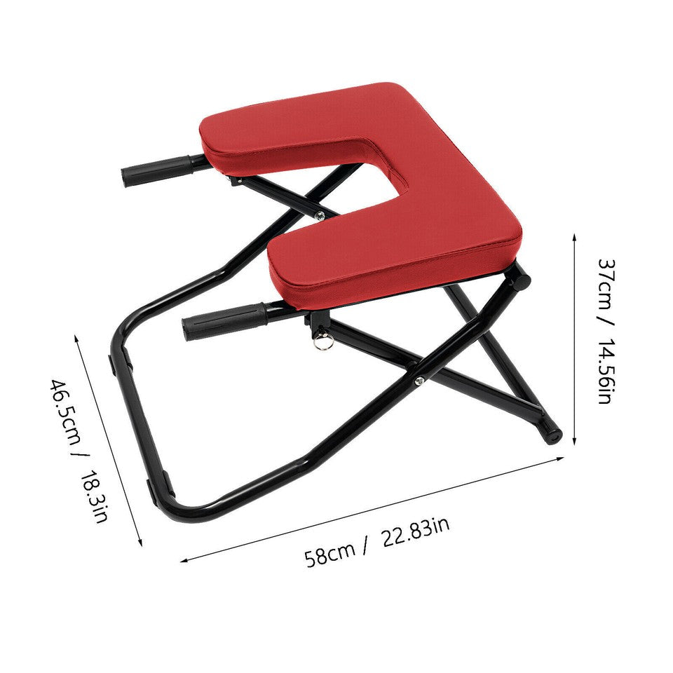 Yoga Headstand Bench Exercise Workout Fitness Training Chair Stand Equipment US